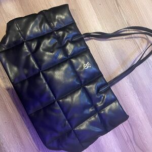 Victoria’s Secret faux leather quilted tote